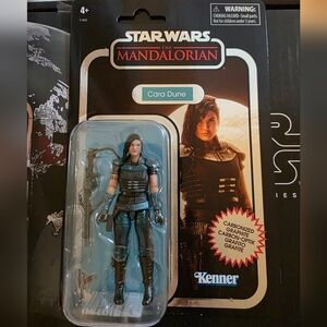 Star Wars-Cara Dune 3.75"  (Carbonized Graphite) Kenner Vintage Collection